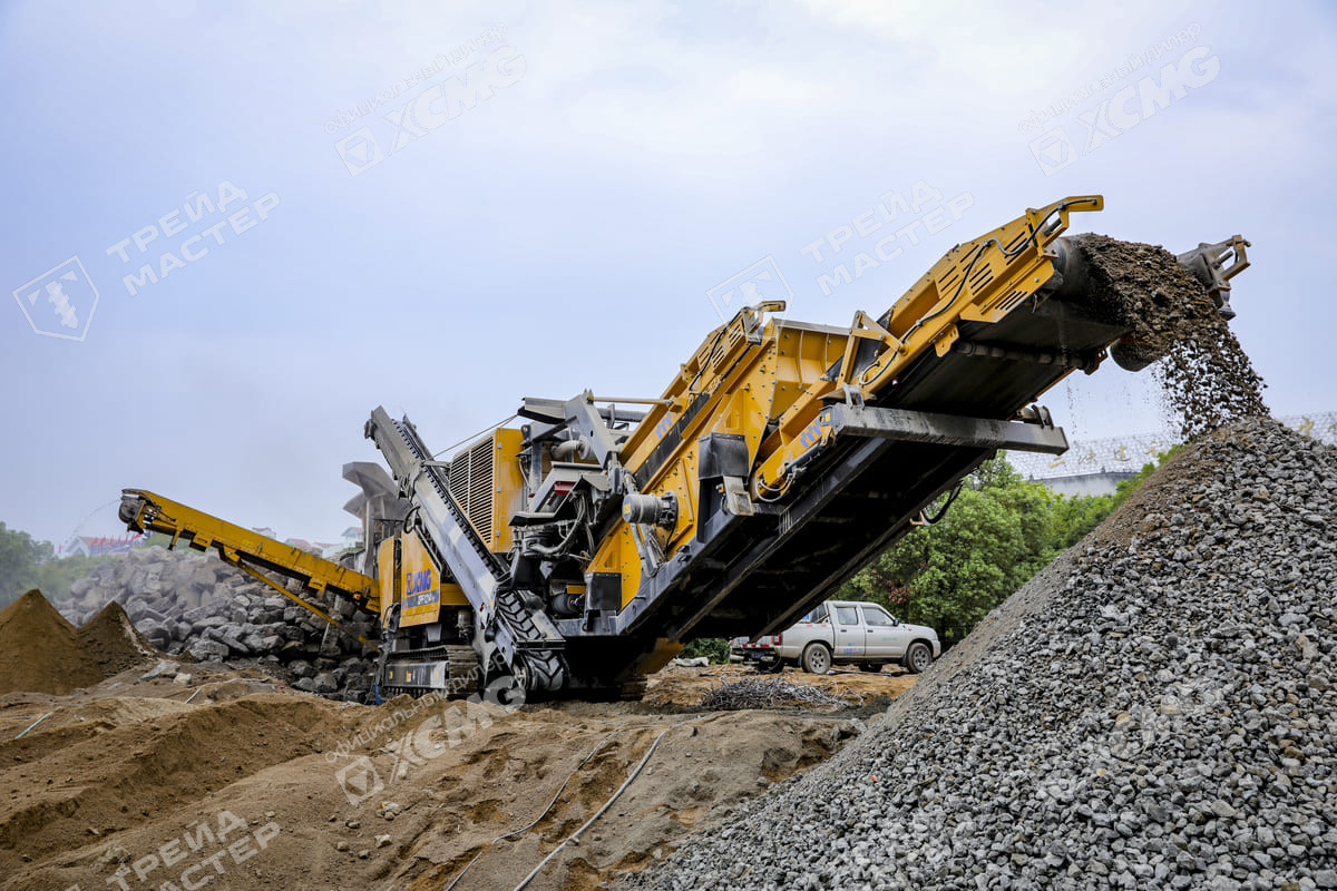 Передвижная ударная роторная дробилка XCMG XPF1214D